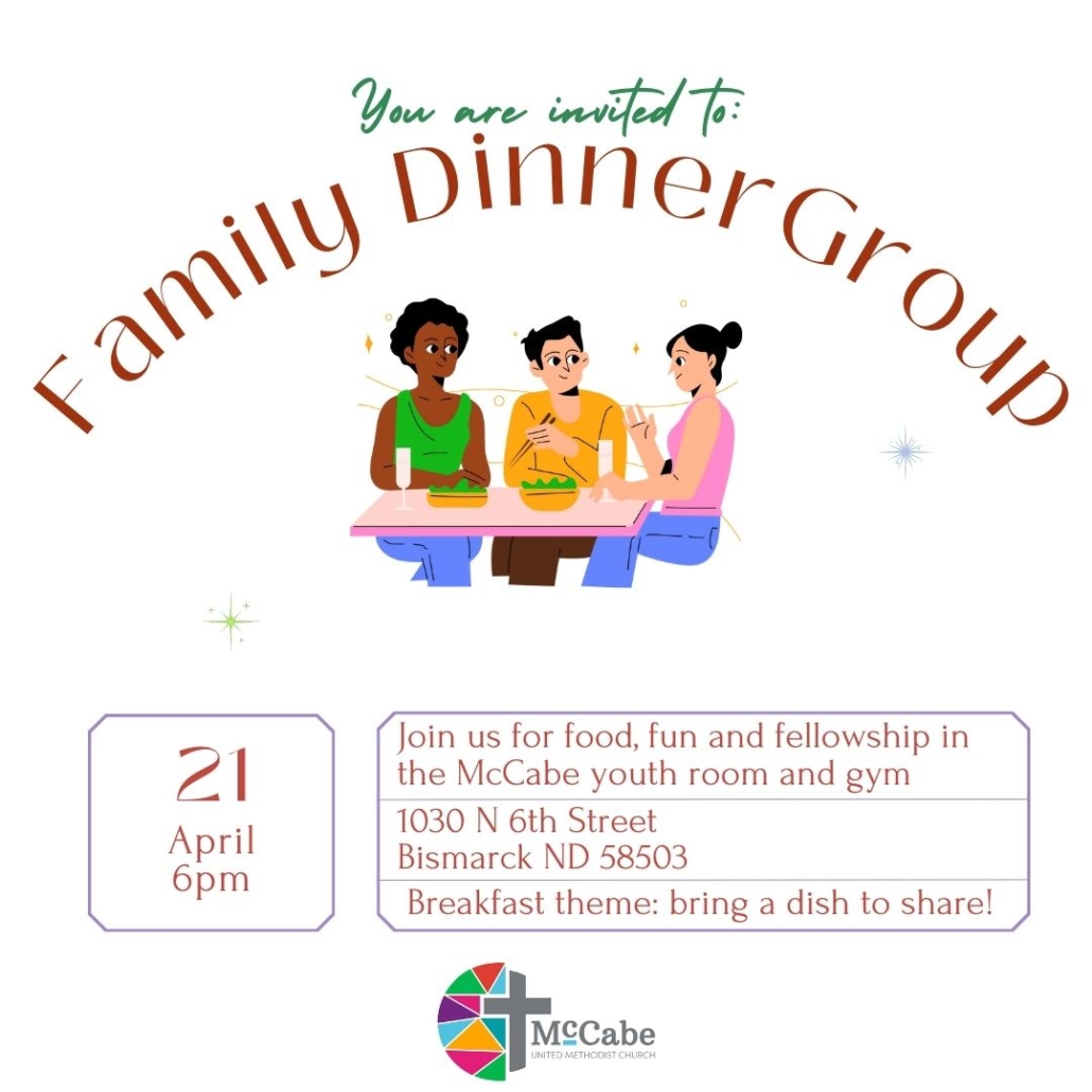 Family Dinner Group - McCabe United Methodist Church